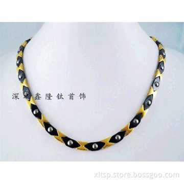 XLT-TT68 High Grade Magnetic Necklace in Titanium